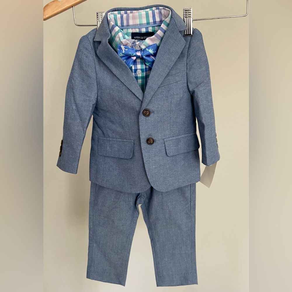 Andy & Evan Suit, Shirt and Bow Tie for 9-12 months